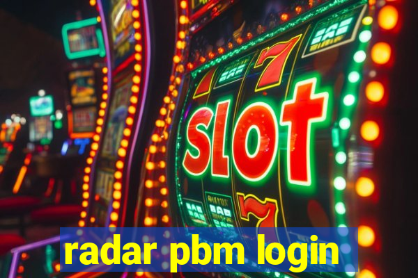 radar pbm login